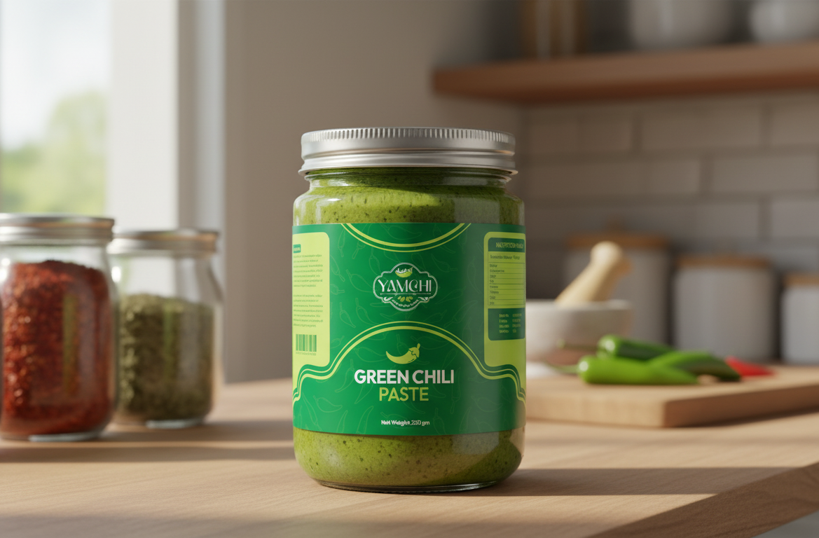 YAMCHI Green Chili Paste - Produit Final